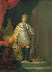 Retrato del Emperador Pablo I (1754-1801), 1800
